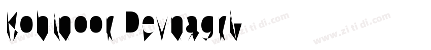 Kohinoor Devnagri字体转换